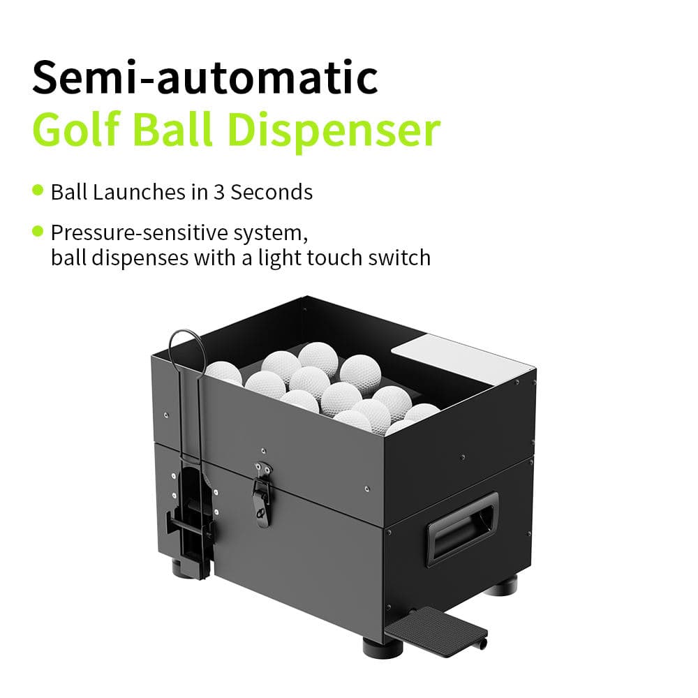 Orvexa automatic golf ball dispenser for tee-up practice